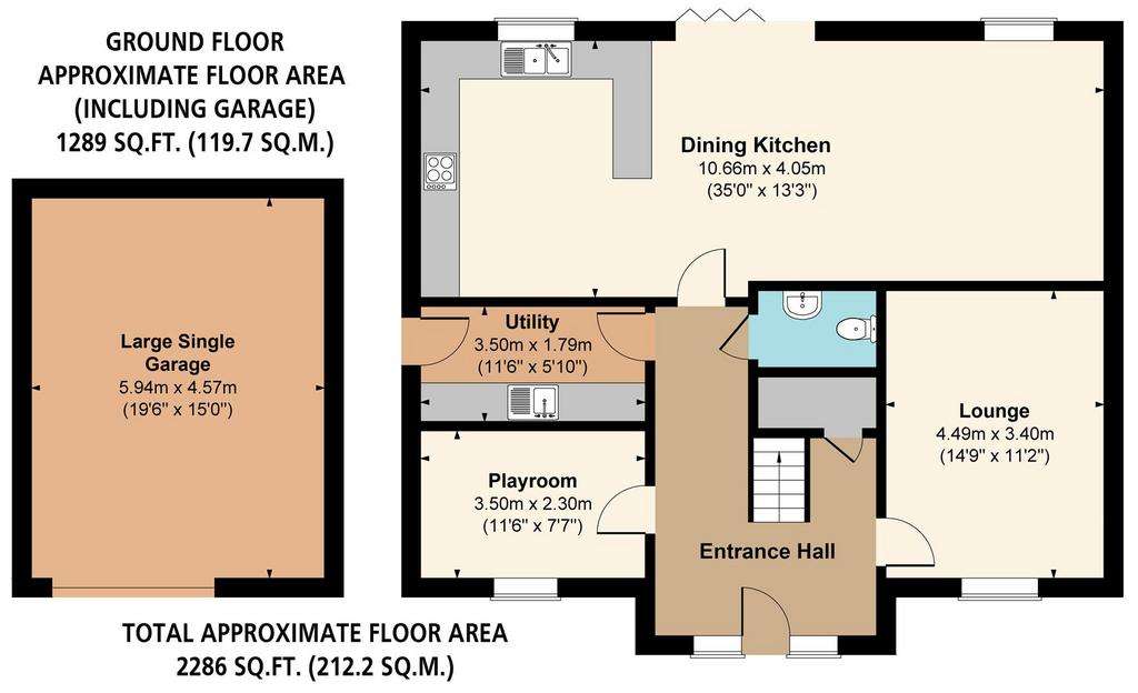 5 bedroom detached house for sale - floorplan