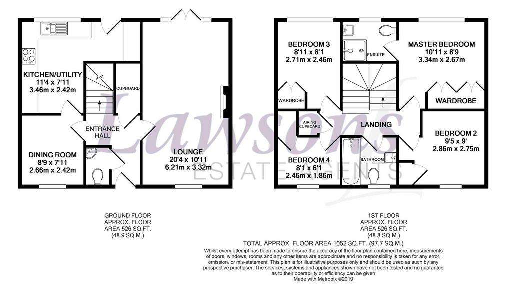 4 bedroom detached house to rent - floorplan