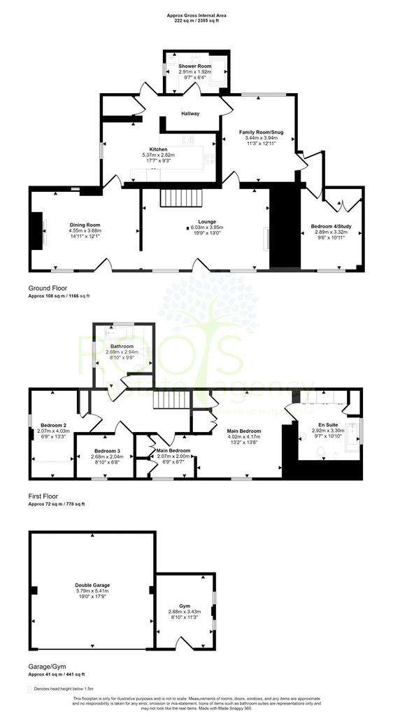 4 bedroom detached house for sale - floorplan