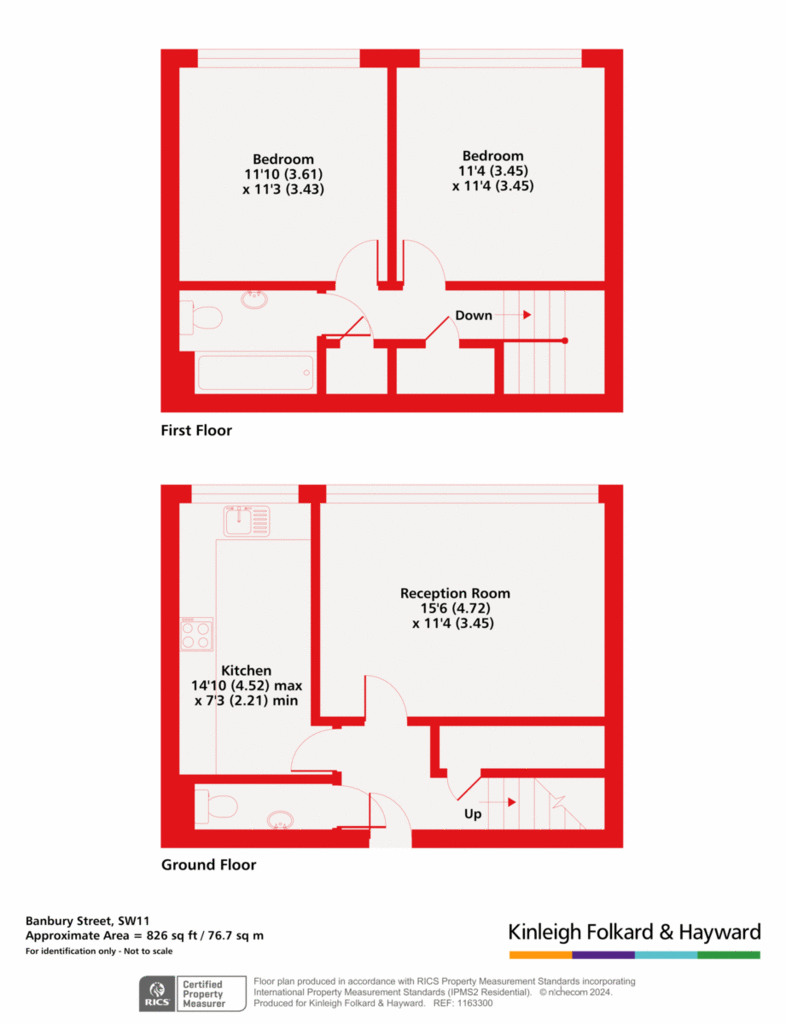 2 bedroom flat for sale - floorplan