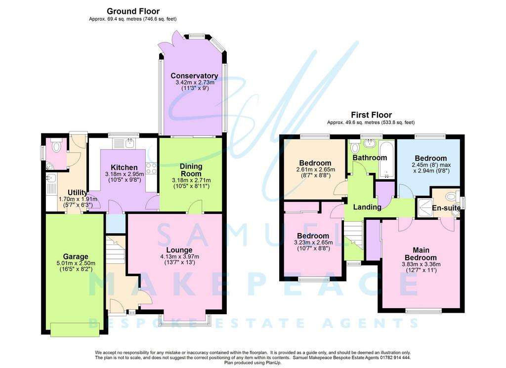 4 bedroom detached house for sale - floorplan