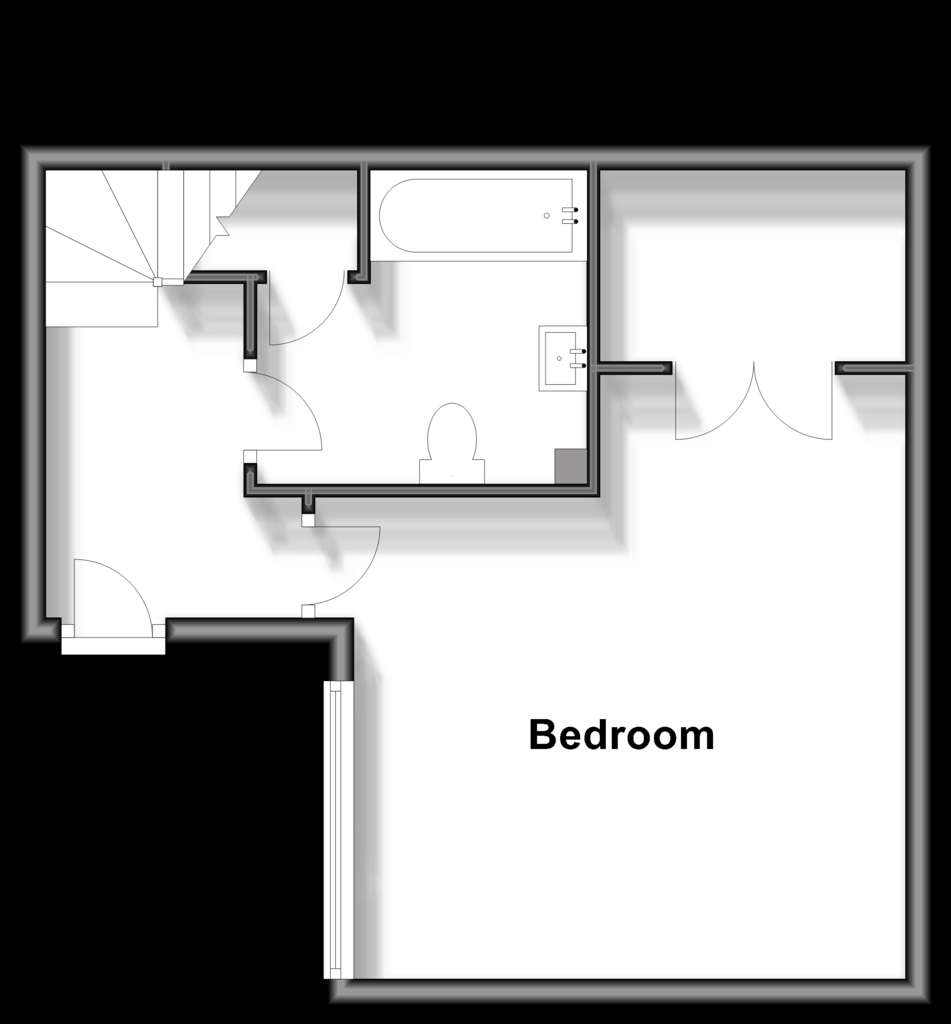 1 bedroom terraced house for sale - floorplan