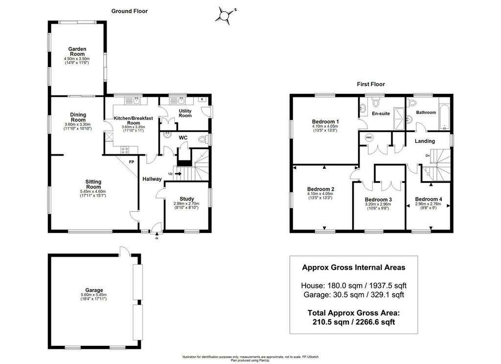 4 bedroom detached house for sale - floorplan