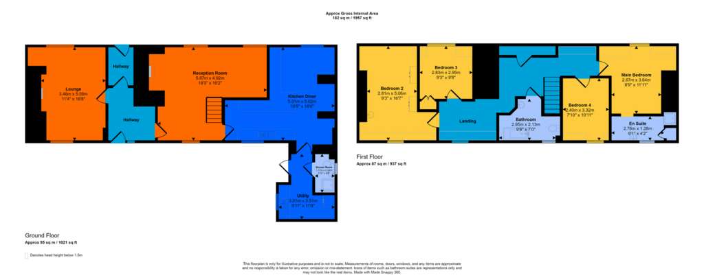 4 bedroom cottage to rent - floorplan