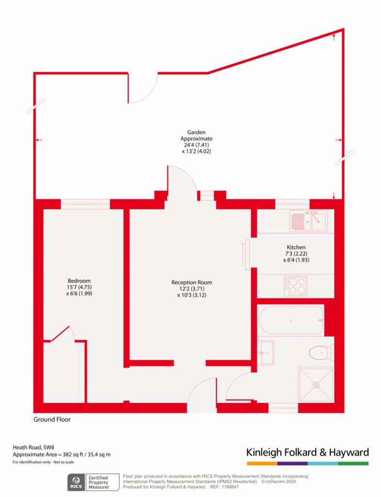 1 bedroom flat for sale - floorplan