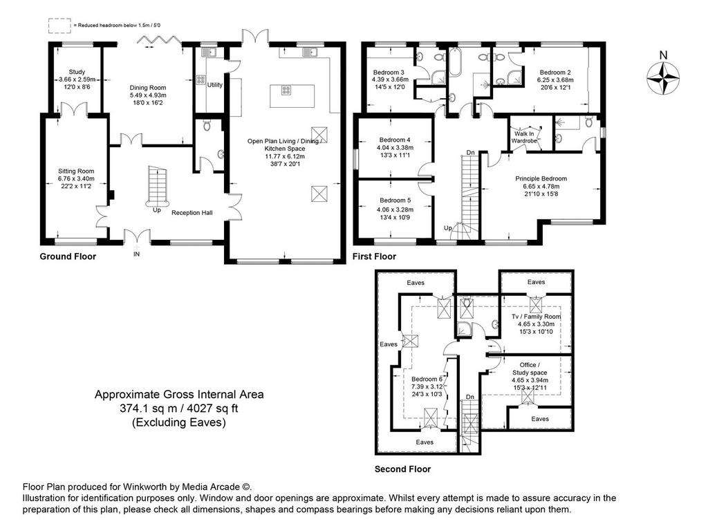 6 bedroom detached house to rent - floorplan