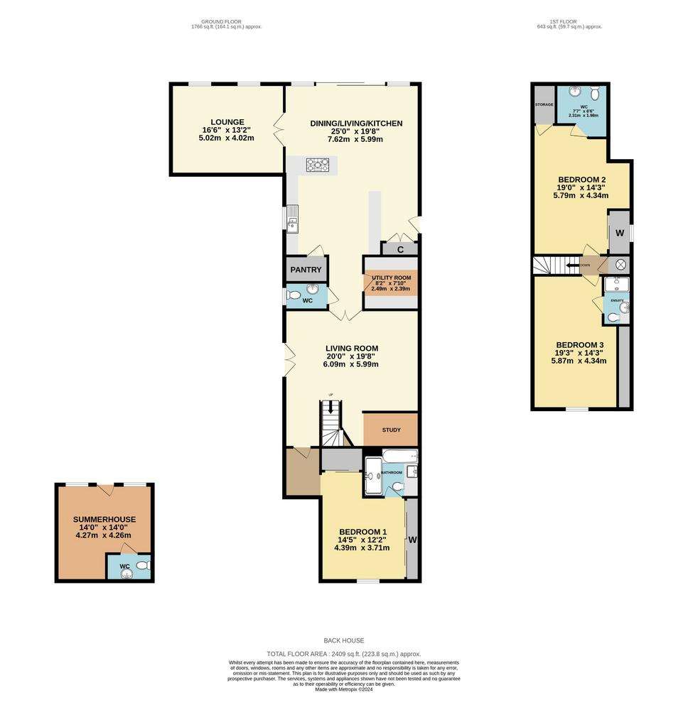 7 bedroom detached house for sale - floorplan