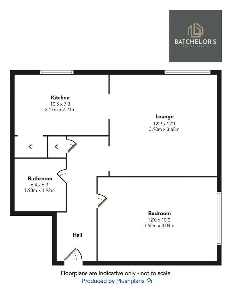 1 bedroom flat for sale - floorplan