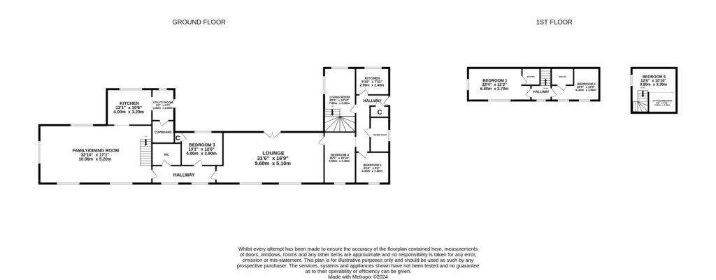 6 bedroom detached house for sale - floorplan