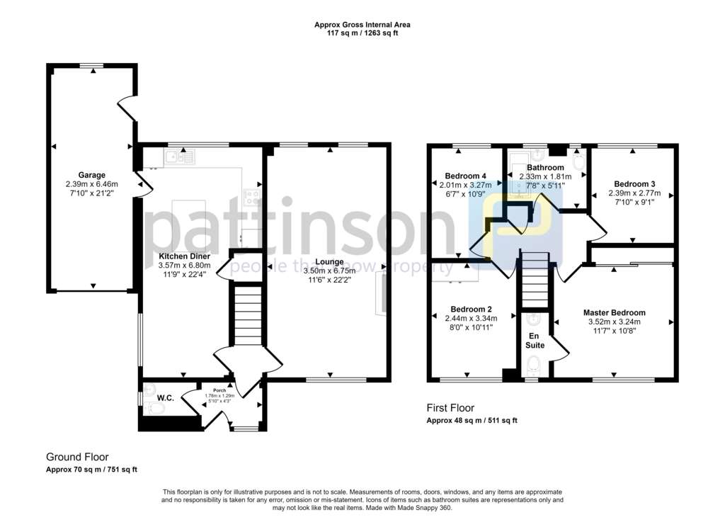 4 bedroom detached house for sale - floorplan