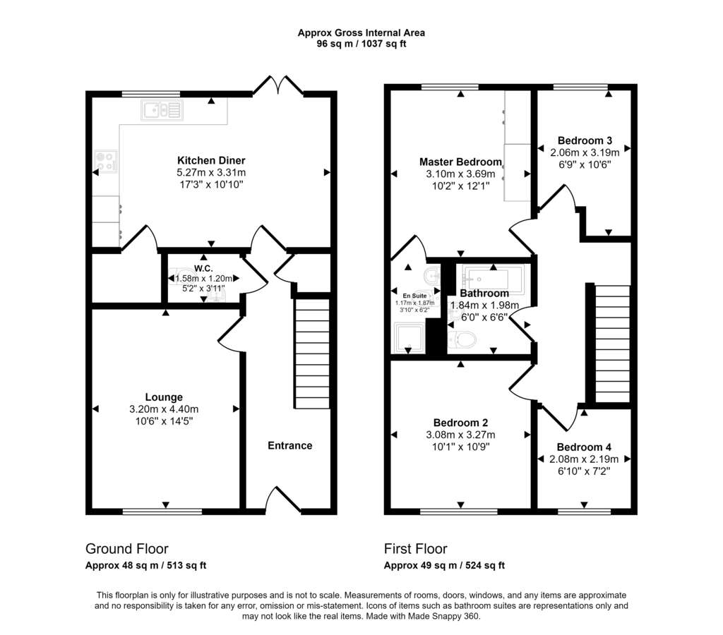 4 bedroom detached house for sale - floorplan