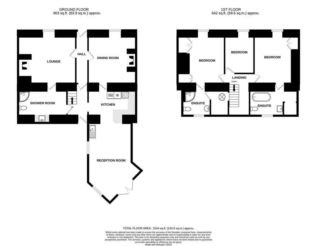 3 bedroom cottage for sale - floorplan