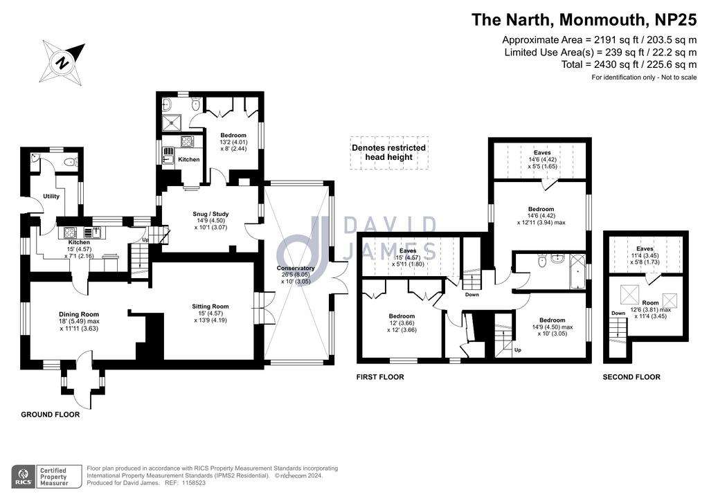 4 bedroom detached house for sale - floorplan