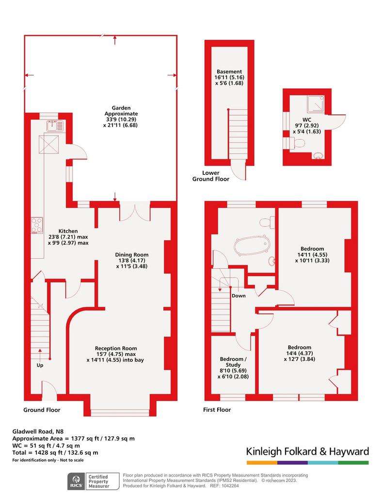 3 bedroom house to rent - floorplan