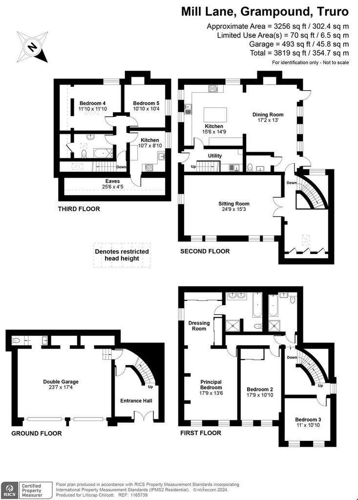 5 bedroom detached house for sale - floorplan