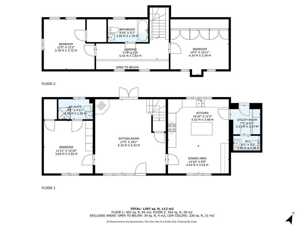 3 bedroom barn conversion for sale - floorplan