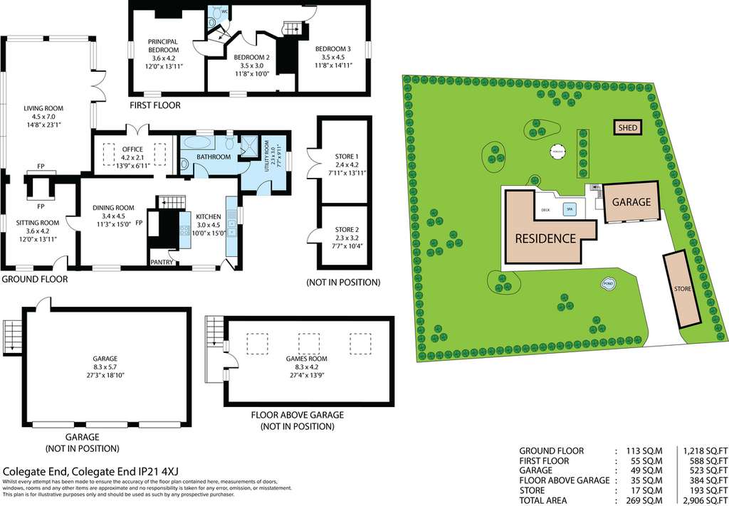 3 bedroom detached house for sale - floorplan