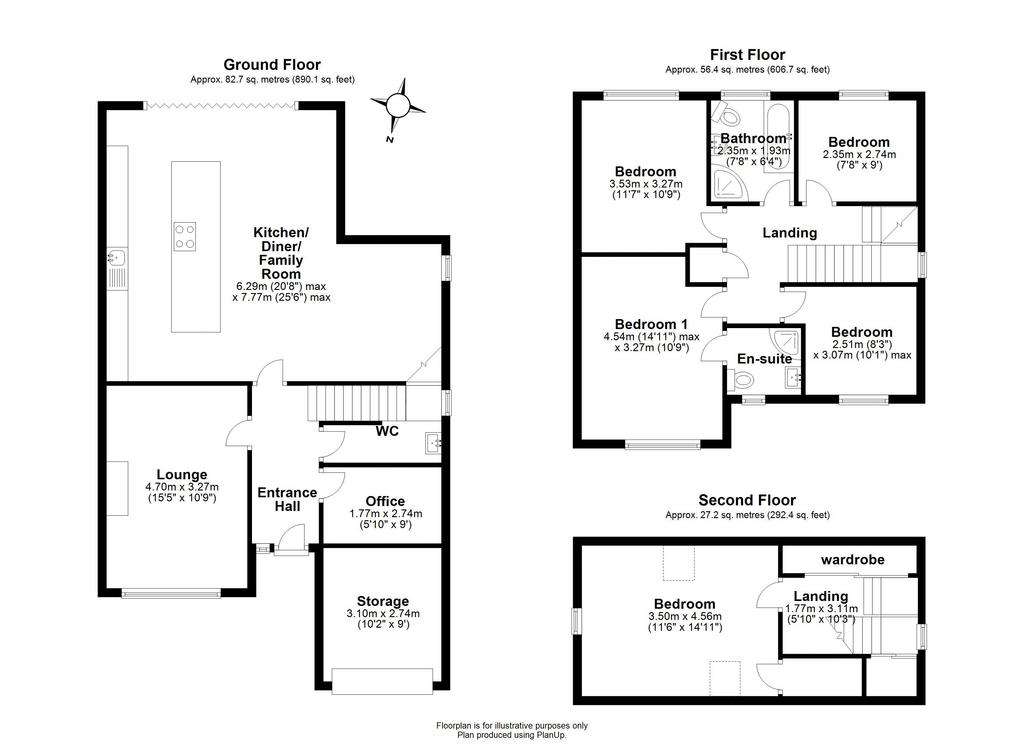 5 bedroom detached house for sale - floorplan