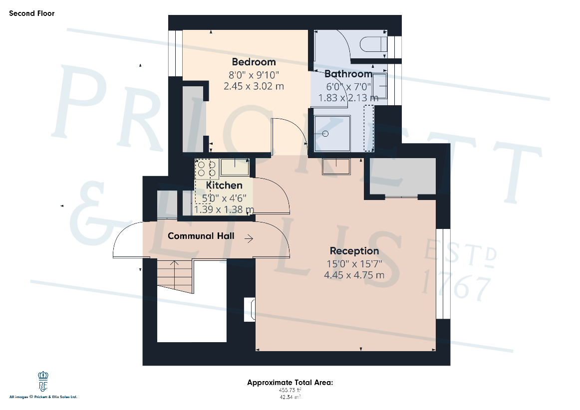 1 bedroom flat for sale - floorplan