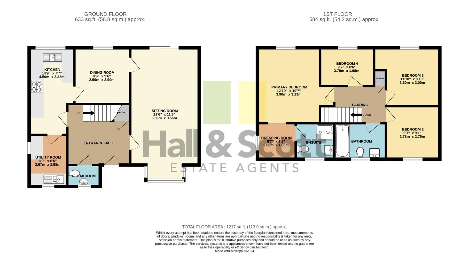 4 bedroom detached house for sale - floorplan