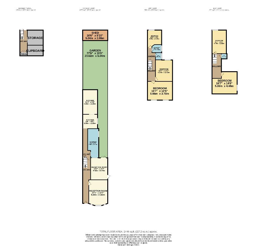 5 bedroom property for sale - floorplan