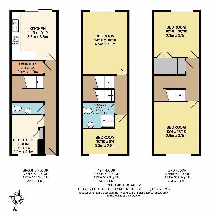 4 bedroom detached house for sale - floorplan