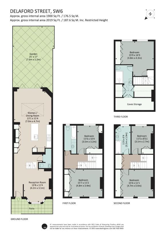 5 bedroom property for sale - floorplan