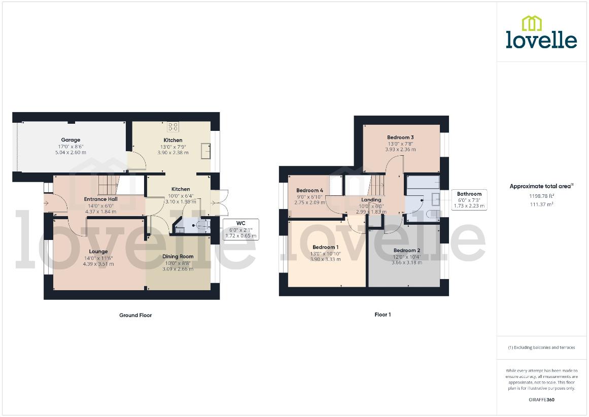 4 bedroom detached house for sale - floorplan