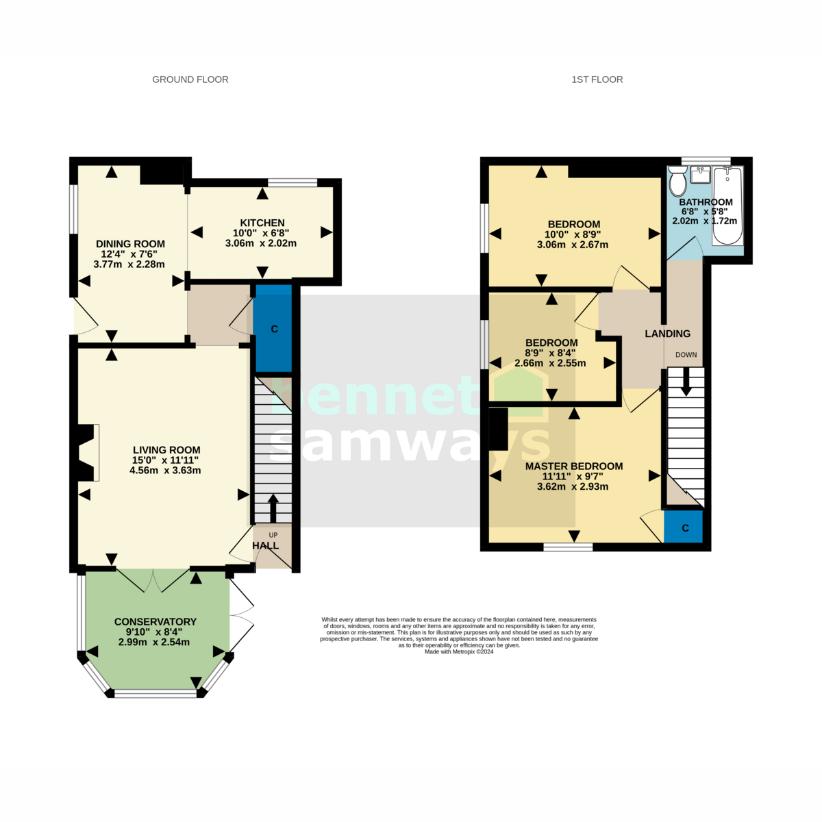 3 bedroom cottage for sale - floorplan