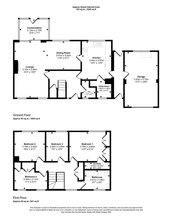 4 bedroom detached house for sale - floorplan