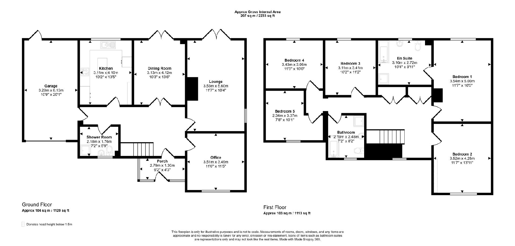 5 bedroom detached house for sale - floorplan