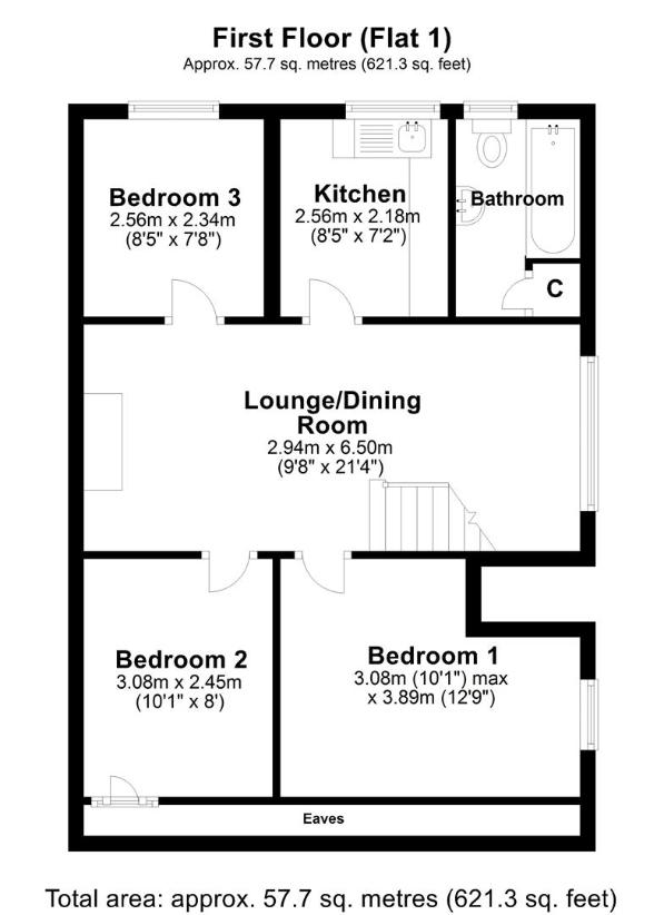 10 bedroom bungalow for sale - floorplan