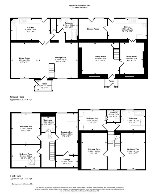 6 bedroom cottage for sale - floorplan