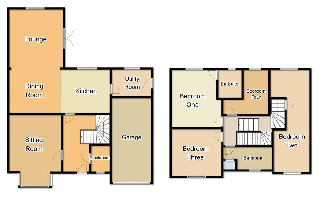 4 bedroom detached house for sale - floorplan