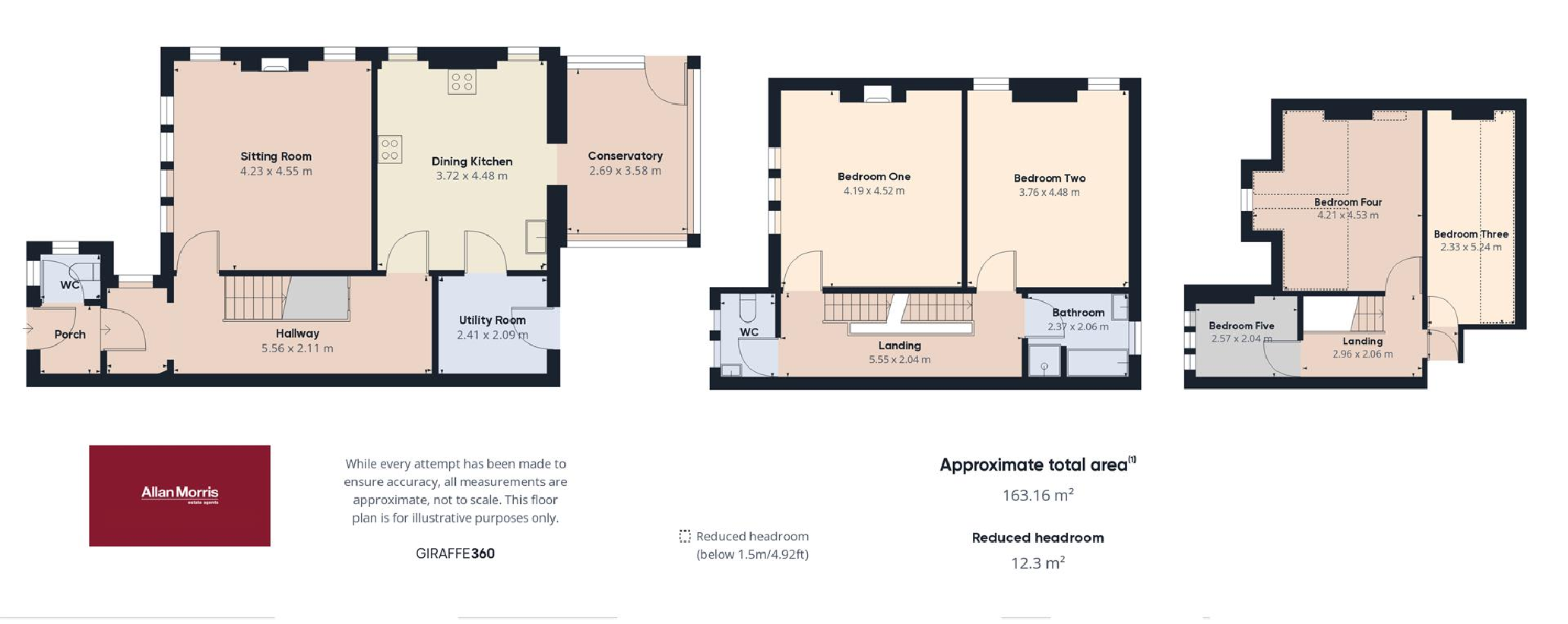 5 bedroom semi-detached house for sale - floorplan