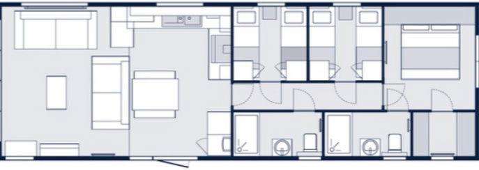 2 bedroom Lodge for sale - floorplan