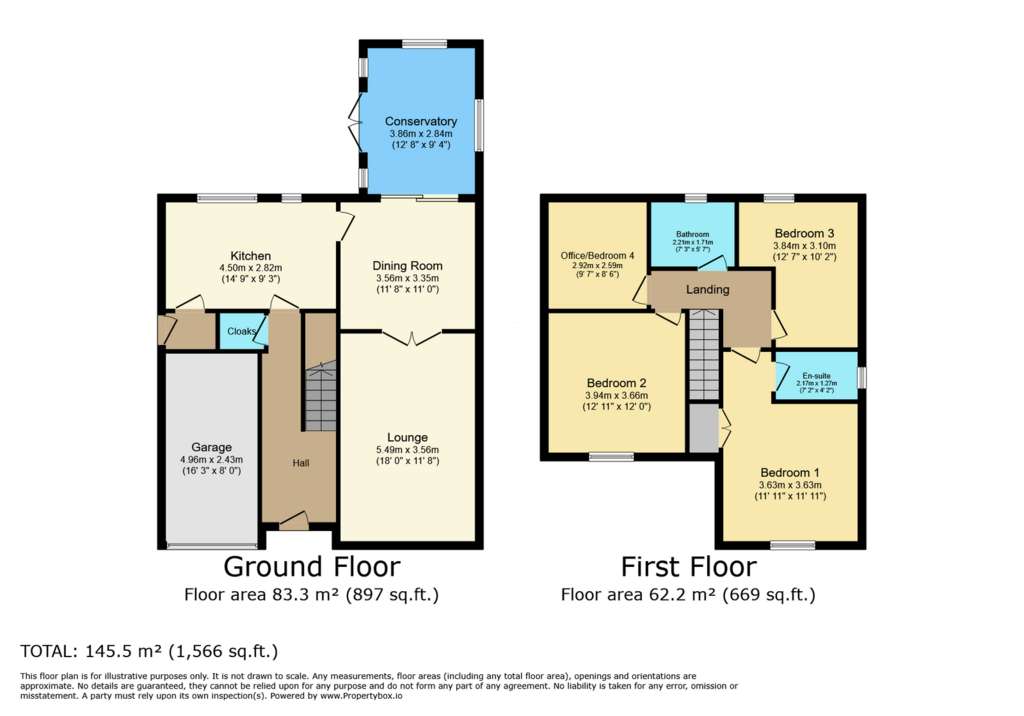 4 bedroom detached house for sale - floorplan