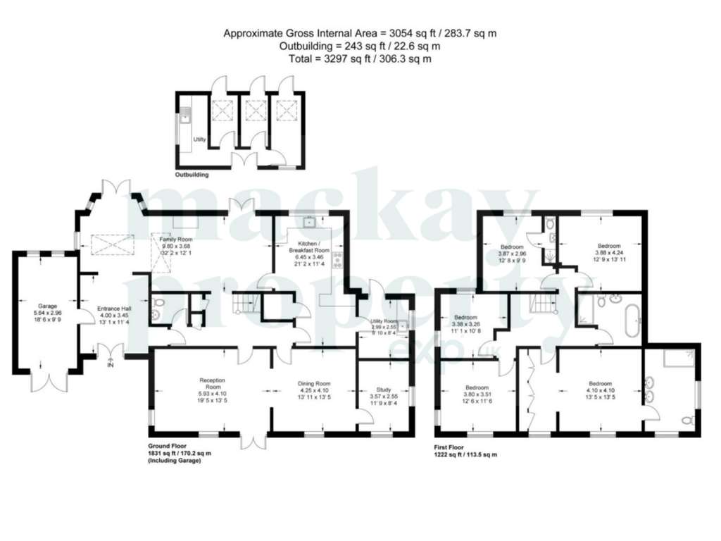 5 bedroom detached house for sale - floorplan