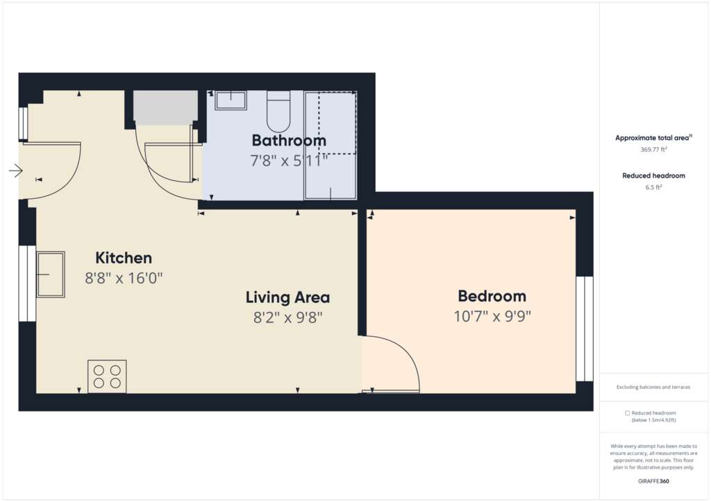 1 bedroom maisonette for sale - floorplan