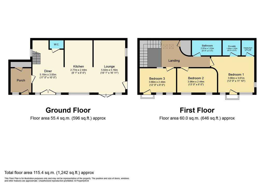 3 bedroom barn conversion for sale - floorplan