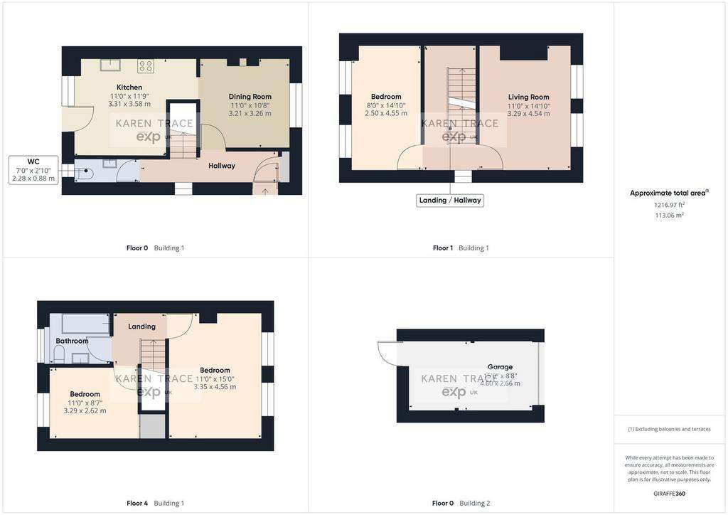 3 bedroom semi-detached house for sale - floorplan