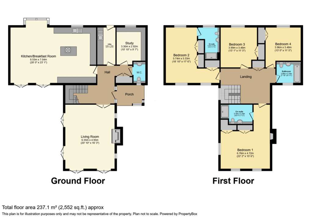 4 bedroom detached house for sale - floorplan