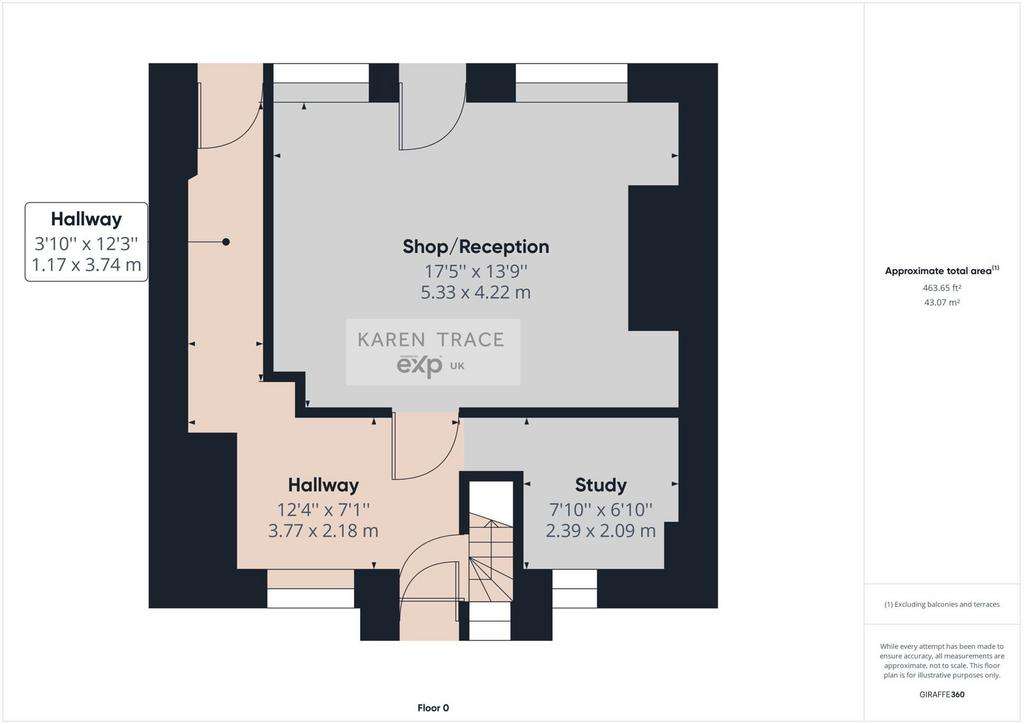 3 bedroom town house for sale - floorplan