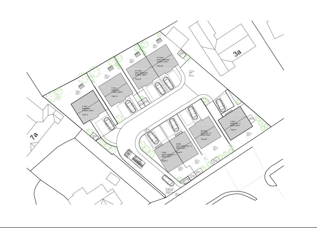 Plot for sale - floorplan