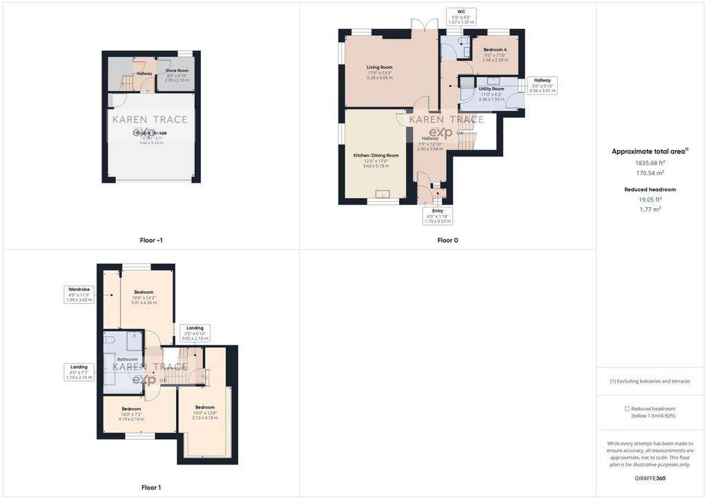 4 bedroom detached house for sale - floorplan