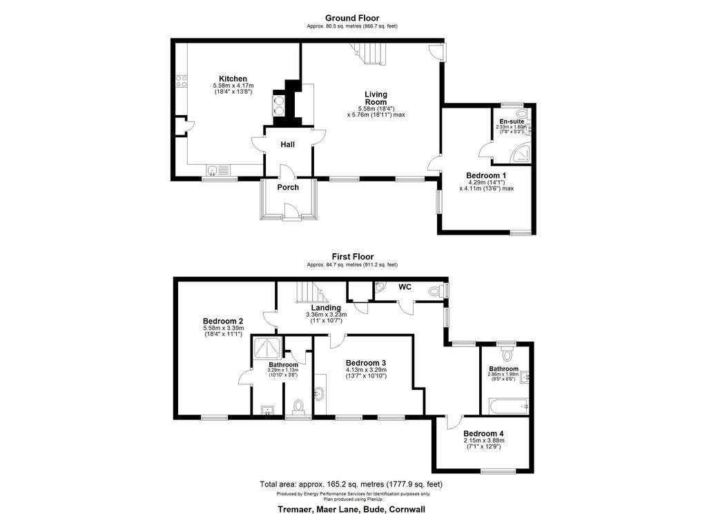 4 bedroom semi-detached house for sale - floorplan