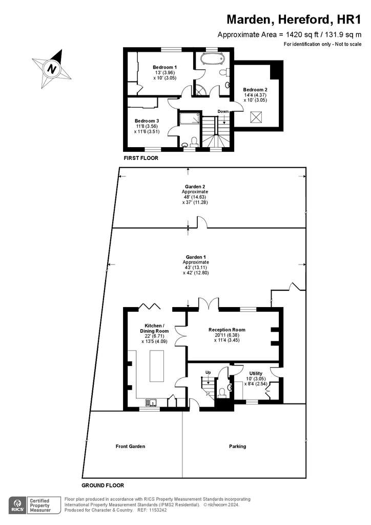 3 bedroom link-detached house for sale - floorplan