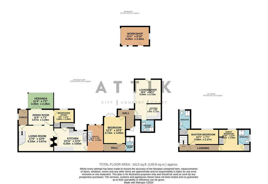 3 bedroom detached house for sale - floorplan