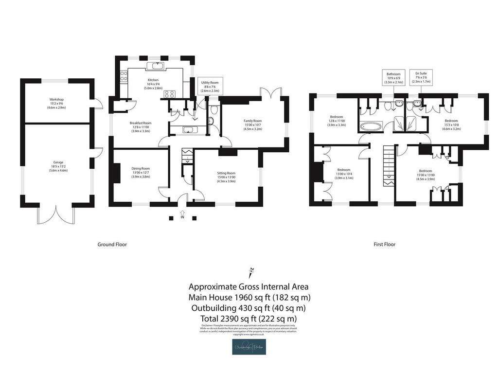 4 bedroom detached house for sale - floorplan