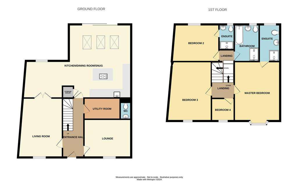 4 bedroom house for sale - floorplan